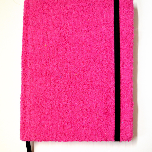 Towel-wrapped Notebook - βαμβάκι, χαρτί, πετσέτα - 2