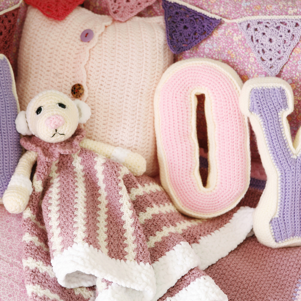 Πλεκτή κουβερτούλα για μωρά old rose colorblock - vintage, πλεκτό, κορίτσι, δώρο, crochet, δώρα για βάπτιση, βρεφικά, κουβέρτες - 2