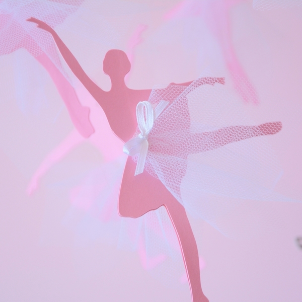 Ballerina Mobile - διακοσμητικό, μοναδικό, κορίτσι, μπαλαρίνα, χειροποίητα, δωμάτιο, παιδί, μόμπιλε - 3
