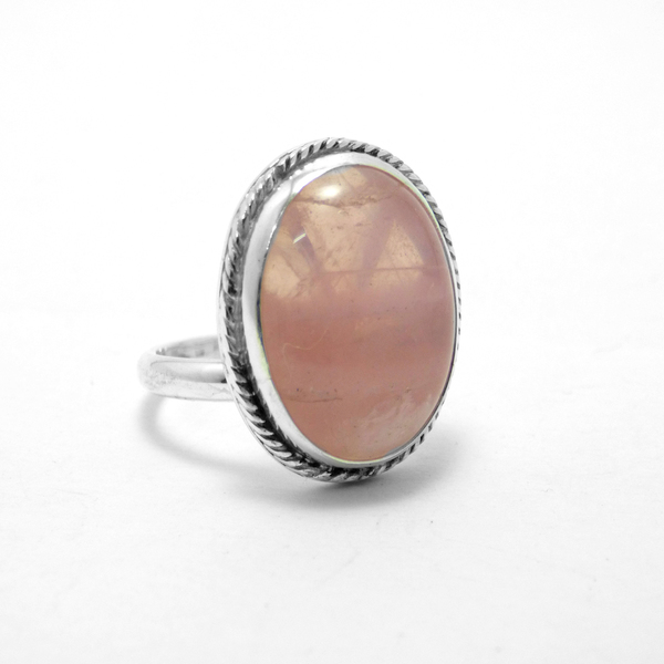 "Rose Quartz ring" - Χειροποίητο δαχτυλίδι επάργυρο με ημιπολύτιμο λίθο Ρόζ Χαλαζία! - ημιπολύτιμες πέτρες, ημιπολύτιμες πέτρες, chic, handmade, βραδυνά, fashion, vintage, κλασσικό, design, ιδιαίτερο, μοναδικό, μοντέρνο, γυναικεία, sexy, ανοιξιάτικο, σύρμα, επάργυρα, επάργυρα, donkey, δαχτυλίδι, χειροποίητα, romantic, απαραίτητα καλοκαιρινά αξεσουάρ, κλασσικά, γυναίκα, unisex, unique, boho, ethnic