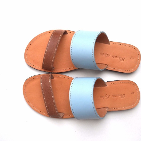 Macua Sandals - δέρμα, γυναικεία, σανδάλια, χειροποίητα, minimal, slides