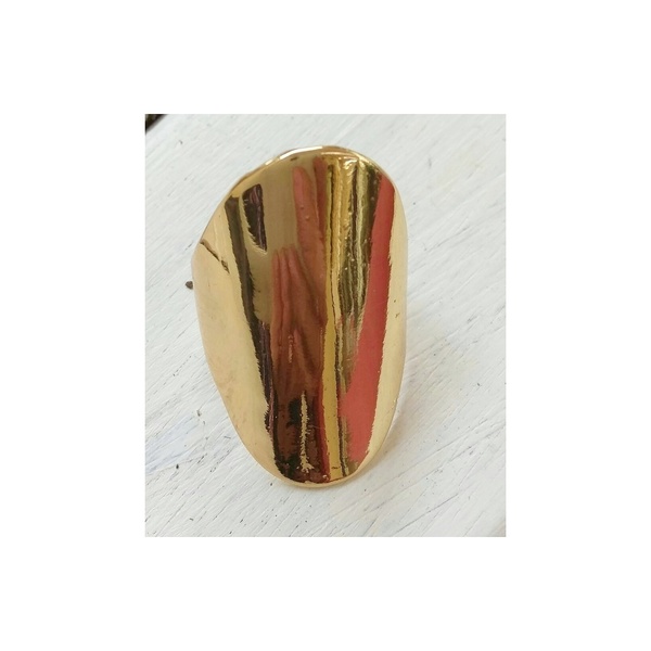 εντυπωσιακό minimal ασημί ή χρυσό χρώμα δαχτυλίδι που καλύπτει το δάχτυλο - chic, επιχρυσωμένα, αλουμίνιο, street style, δαχτυλίδι, εντυπωσιακό, minimal, must αξεσουάρ - 2