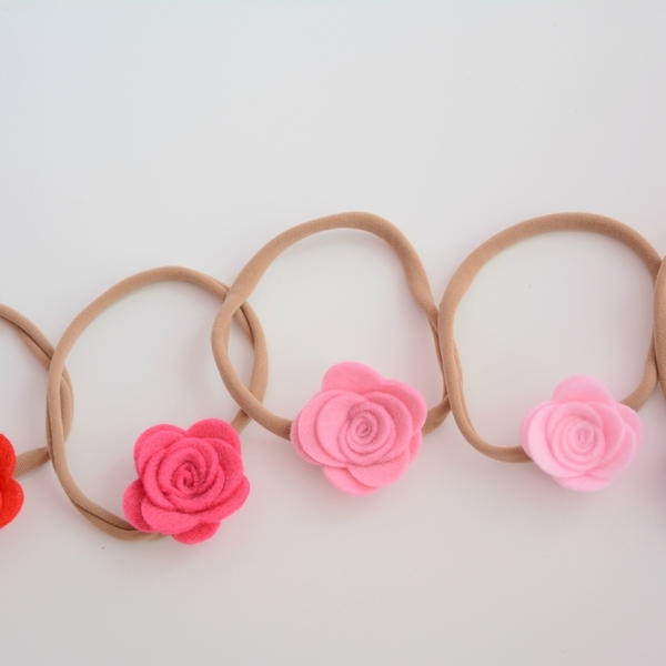 Κορδέλα Μαλλιών-Flower Headband - κορδέλα, κορίτσι, χειροποίητα, λουλούδι, βρεφικά