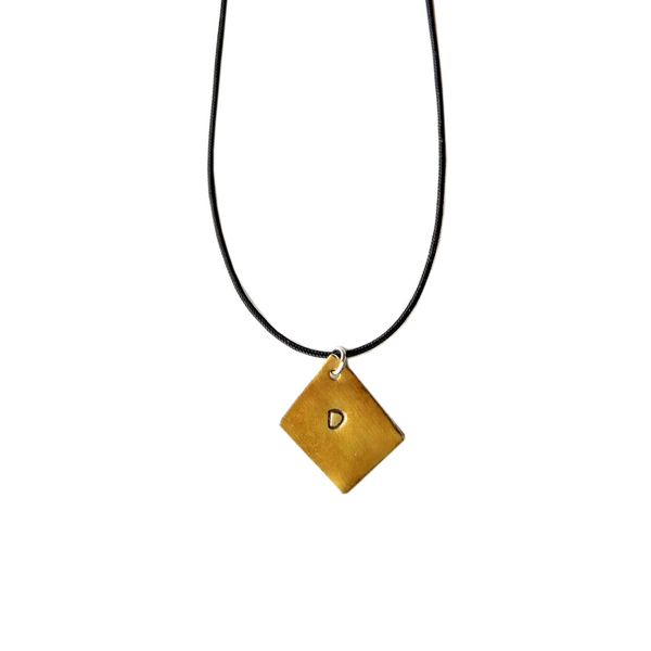 Mενταγιόν με μονόγραμμα/initial pendant /charm necklace with initial - ασήμι, handmade, μοναδικό, μοντέρνο, επιχρυσωμένα, επιχρυσωμένα, ασήμι 925, ανδρικά, κορίτσι, δώρο, όνομα - μονόγραμμα, κορδόνια, χειροποίητα, δώρα, δωράκι, είδη δώρου, must αξεσουάρ, ασημένια, γενέθλια, birthday, personalised, unisex, unique, κρεμαστά, χριστουγεννιάτικα δώρα, αυξομειούμενα, δώρα για γυναίκες