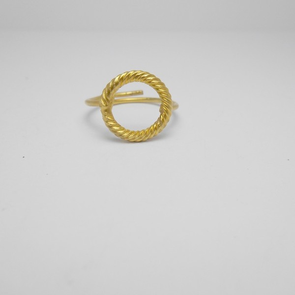 Μικρό Στριφογυριστό ασημένιο δαχτυλίδι - επιχρυσωμένα, ασήμι 925, δαχτυλίδι, minimal, must αξεσουάρ, ασημένια, διακριτικό, επιπλατινωμένα