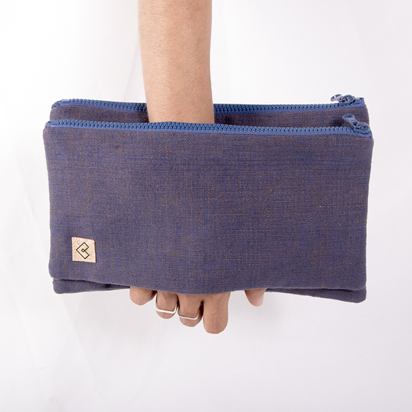 The Suffragette Bag - Blue - βαμβάκι, βραδυνά, τσάντα, πρωτότυπο - 2