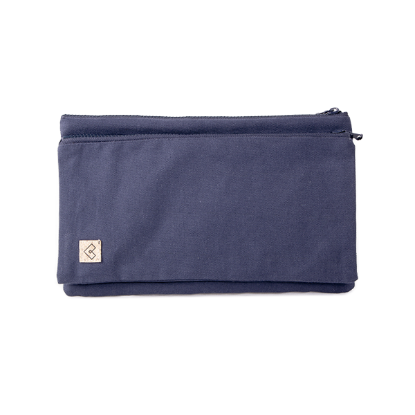 The Suffragette Bag - Canvas Blue - βαμβάκι, βραδυνά, τσάντα, πρωτότυπο