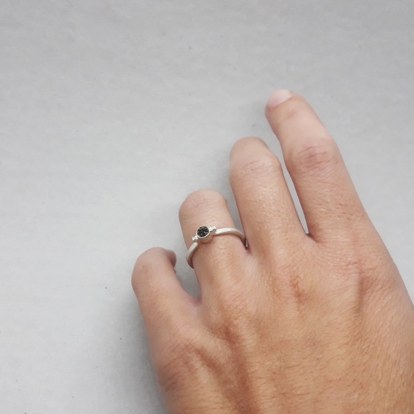 ○ Sifnos | δαχτυλίδι από ασήμι 925 και άμμο | ελληνικά νησιά - ασήμι, μοντέρνο, καλοκαίρι, ασήμι 925, ασήμι 925, δαχτυλίδι, χειροποίητα, βεράκια, μικρά, rock - 2