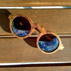 Cerberus [notch bridge] | Handmade wooden sunglasses - ξύλο, μοναδικό, καλοκαίρι, χειροποίητα, παραλία, αξεσουάρ, απαραίτητα καλοκαιρινά αξεσουάρ, unisex, unique, γυαλιά ηλίου - 4