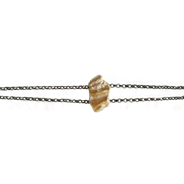 Bραχιόλι αλυσίδα με ασημένιο χειροποίητο στοιχείο/handmade charm bracelet with chain - ασήμι, ασήμι, αλυσίδες, μαργαριτάρι, επιχρυσωμένα, ασήμι 925, δώρα γάμου, δώρα γενεθλίων - 2