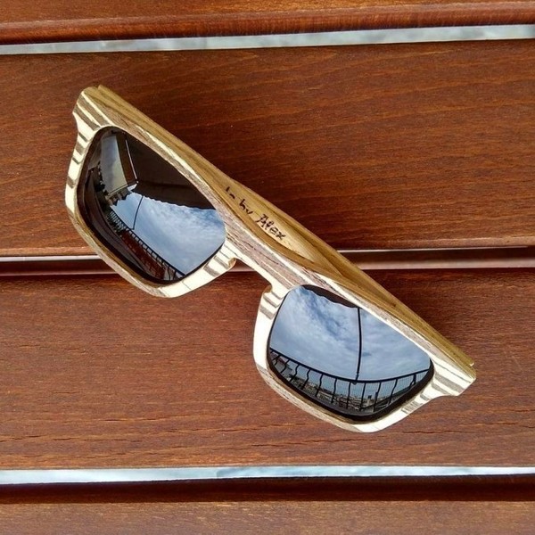 Chiron | Handmade wooden sunglasses - ξύλο, μοναδικό, καλοκαίρι, χειροποίητα, παραλία, αξεσουάρ, απαραίτητα καλοκαιρινά αξεσουάρ, unisex, unique, γυαλιά ηλίου - 4