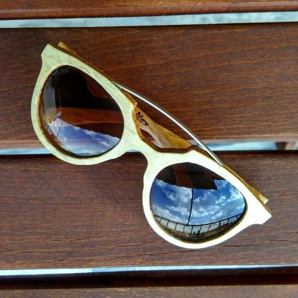 Echo | Handmade wooden sunglasses - ξύλο, μοναδικό, καλοκαίρι, χειροποίητα, παραλία, αξεσουάρ, απαραίτητα καλοκαιρινά αξεσουάρ, unique, γυαλιά ηλίου - 4