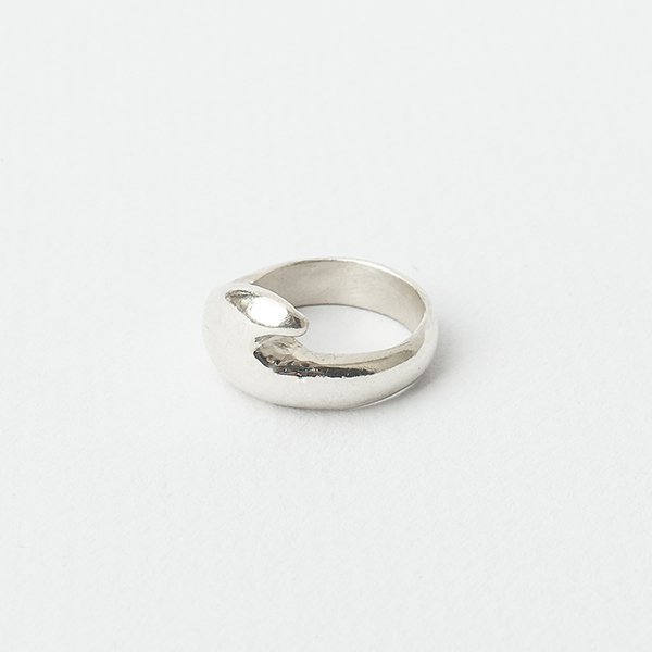 Μίνιμαλ ασημένιο δαχτυλίδι κύμα - ασήμι, handmade, fashion, καλοκαιρινό, δαχτυλίδι, χειροποίητα, minimal, ασημένια, βεράκια, boho - 2