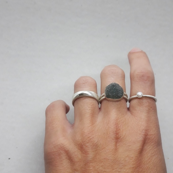 ○ Caldera| δαχτυλίδι από ασήμι 925 - ασήμι, ασήμι 925, δαχτυλίδι, χειροποίητα, βεράκια, rock - 3