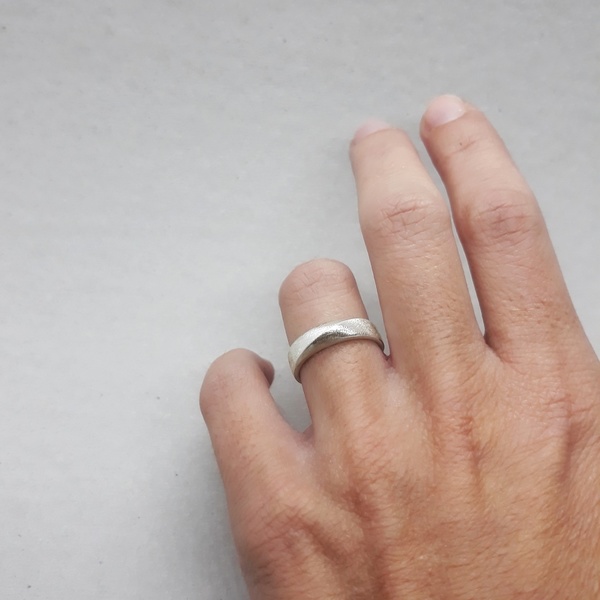 ○ Caldera| δαχτυλίδι από ασήμι 925 - ασήμι, ασήμι 925, δαχτυλίδι, χειροποίητα, βεράκια, rock - 2