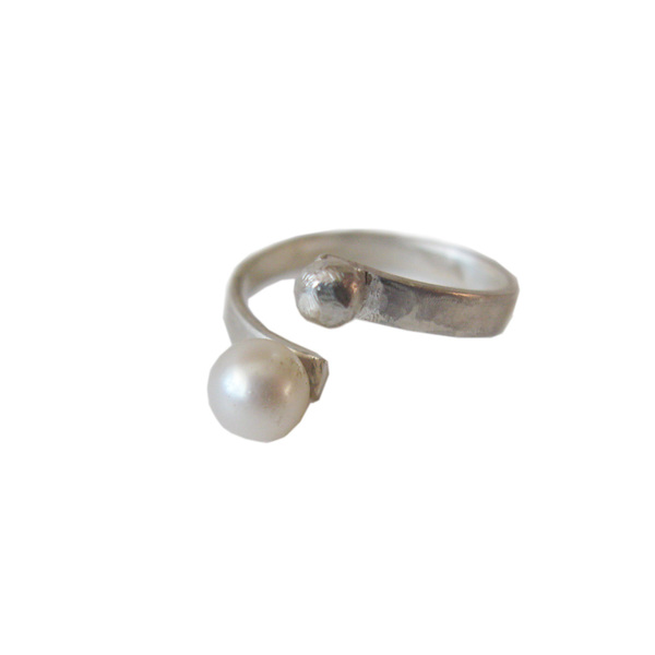 Δαχτυλίδι με μαργαριτάρι /silver ring with pearl - ασήμι, μαργαριτάρι, μαργαριτάρι, ασήμι 925, ασήμι 925, δώρο