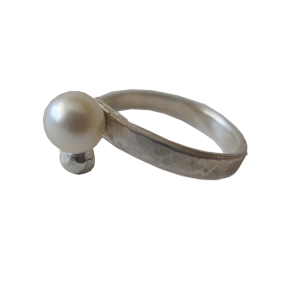 Δαχτυλίδι με μαργαριτάρι /silver ring with pearl - ασήμι, μαργαριτάρι, μαργαριτάρι, ασήμι 925, ασήμι 925, δώρο - 2