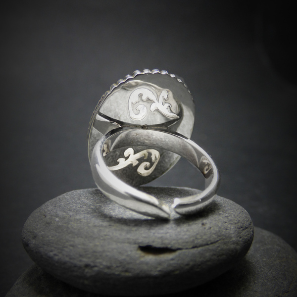" Magical Moonstone " - Χειροποίητο δαχτυλίδι από ασήμι 925 με Φεγγαρόπετρα!!! - statement, ασήμι, ασήμι, ημιπολύτιμες πέτρες, ημιπολύτιμες πέτρες, handmade, βραδυνά, fashion, vintage, design, ιδιαίτερο, μοναδικό, μοντέρνο, γυναικεία, sexy, ασήμι 925, ασήμι 925, ανοιξιάτικο, σύρμα, φεγγάρι, φεγγάρι, donkey, δαχτυλίδι, χειροποίητα, romantic, ουράνιο τόξο, κλασσικά, γυναίκα, unisex, boho, ethnic - 3