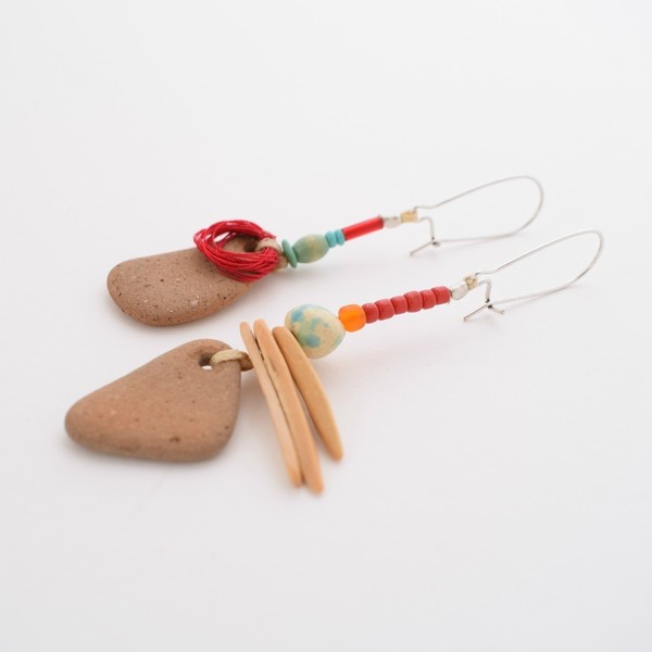 colorful earrings - επάργυρα, κορδόνια, σκουλαρίκια, χάντρες - 2