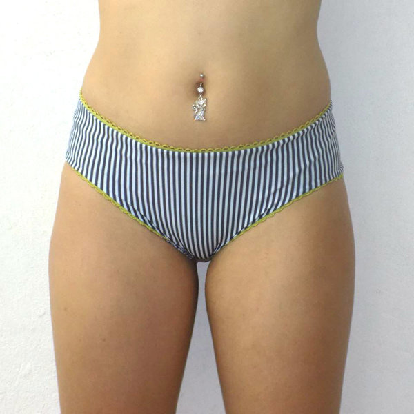 Bikini bottom double face! - ριγέ, ελαστικό, καλοκαιρινό, διπλής όψης, απαραίτητα καλοκαιρινά αξεσουάρ - 2