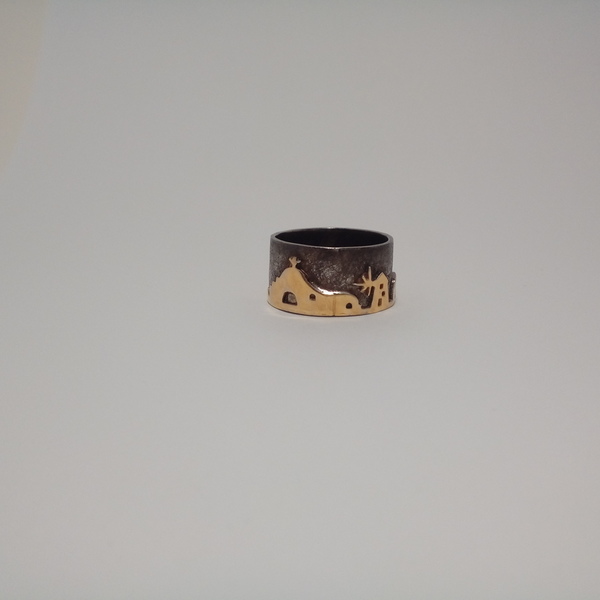 Δαχτυλίδι ασημένιο επιχρυσωμένο - επιχρυσωμένα, επιχρυσωμένα, ασήμι 925, δαχτυλίδι
