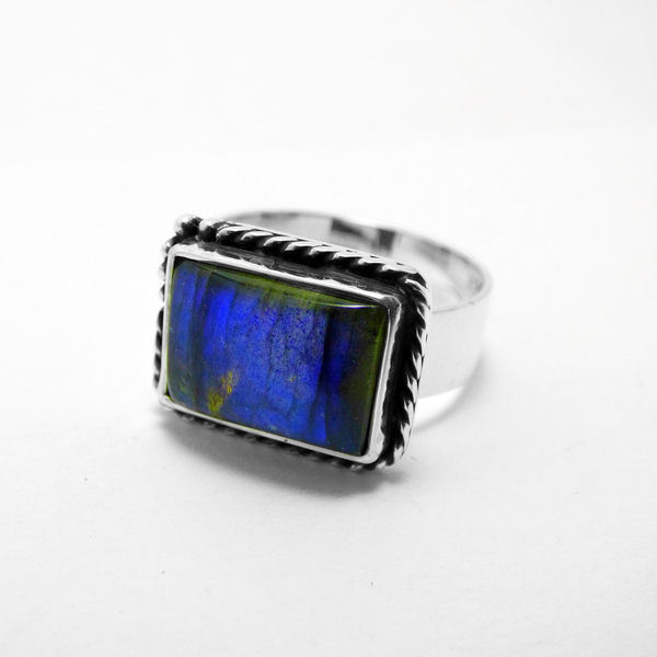 " Silver Labradorite Square " - Χειροποίητο δαχτυλίδι από ασήμι 925 και Λαβραδορίτη! - ασήμι, ασήμι, ημιπολύτιμες πέτρες, handmade, βραδυνά, fashion, vintage, design, ιδιαίτερο, μοναδικό, μοντέρνο, γυναικεία, sexy, ασήμι 925, ασήμι 925, ανοιξιάτικο, πουλάκια, donkey, χειροποίητα, romantic, απαραίτητα καλοκαιρινά αξεσουάρ, κλασσικά, ασημένια, γυναίκα, unique, boho, ethnic