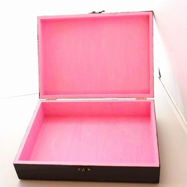 Το κουτί των πρώτων μου αναμνήσεων! - ξύλο, γυαλί, κορίτσι, κουτί, οργάνωση & αποθήκευση, χειροποίητα, personalised, flamingos, παιδικό δωμάτιο, βρεφικά, δώρα για παιδιά, αναμνηστικά - 2