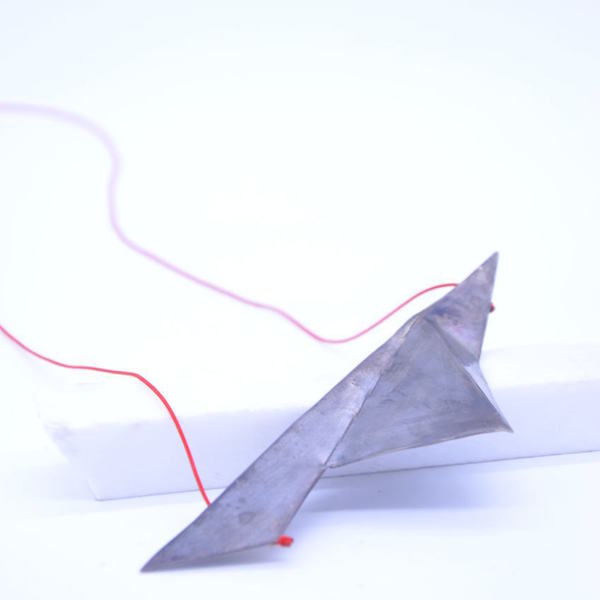''Origami'' in red - γεωμετρικά σχέδια, χειροποίητα - 2