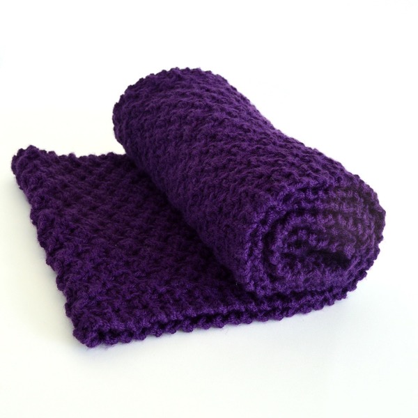 Purple knitted scarf - μαλλί, πλεκτό, χειμωνιάτικο, κασκόλ, ακρυλικό, Black Friday - 2