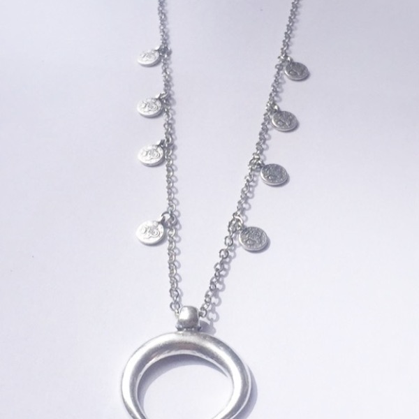 necklace horn - αλυσίδες, handmade, ιδιαίτερο, δώρο, κολιέ, χειροποίητα, all day, must, boho