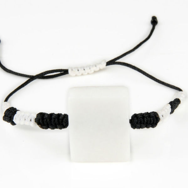 Tube Marble Bracelet - ημιπολύτιμες πέτρες, μακραμέ, κορδόνια, χειροποίητα, unique, bracelet, δώρα για γυναίκες