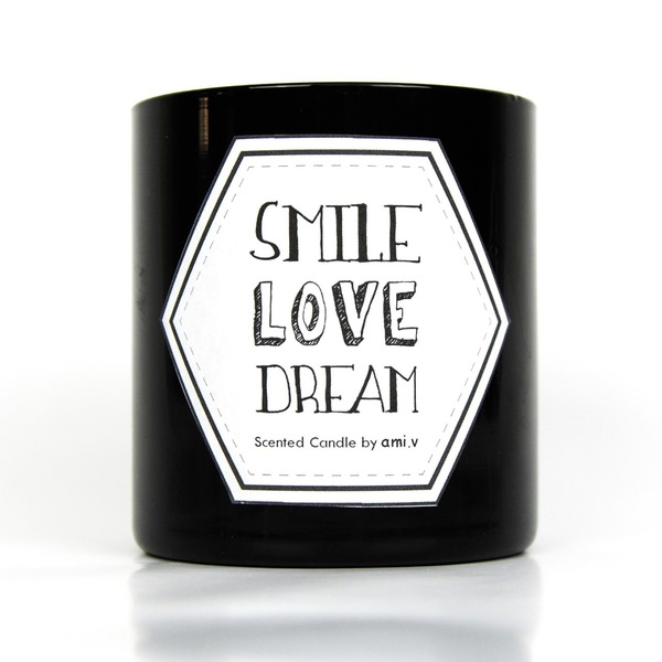 Αρωματικό κερί - Γιασεμί - Smile-Love-Dream - δώρο, είδη δώρου, κερί, κερί, αρωματικά κεριά, αρωματικό