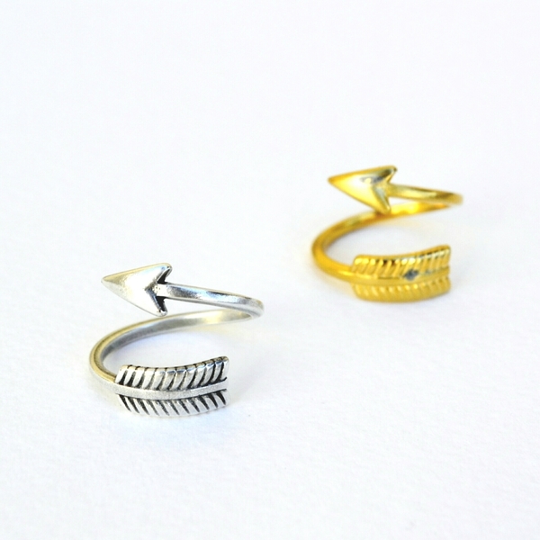 Δαχτυλίδι βέλος - μέταλλο, δαχτυλίδι, boho