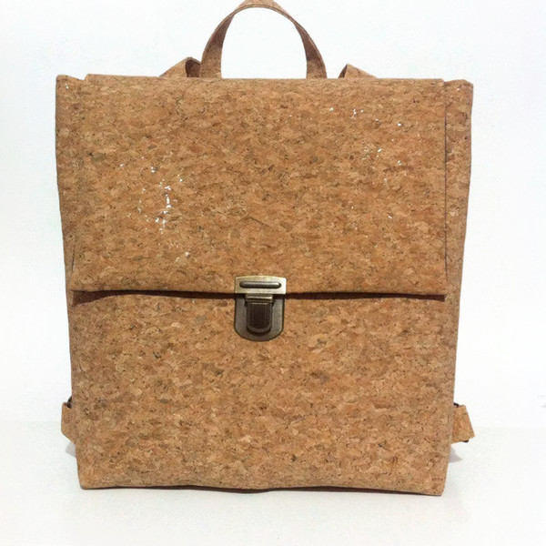 Τσάντα Πλάτης Φελλός "Beige Cork Backpack" - μοναδικό, σακίδια πλάτης, τσάντα, unisex, φελλός