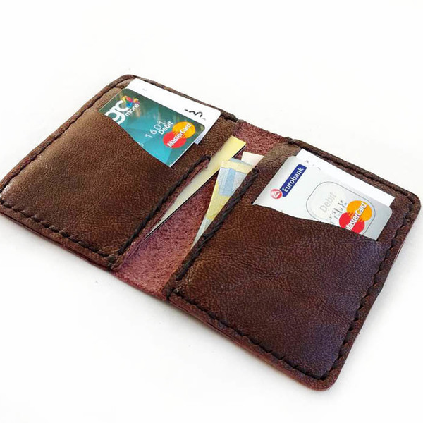Δερμάτινο πορτοφόλι τσέπης - δέρμα, δέρμα, ανδρικά, personalised, δώρα για άντρες