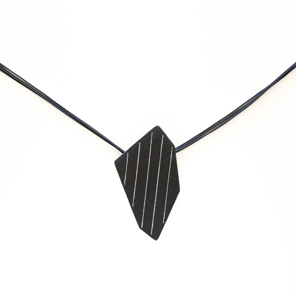 "Versatile" - fashion statement polymer clay geometric pendant - γεωμετρικά σχέδια, χειροποίητα, minimal, contemporary, fashion jewelry, polymer clay
