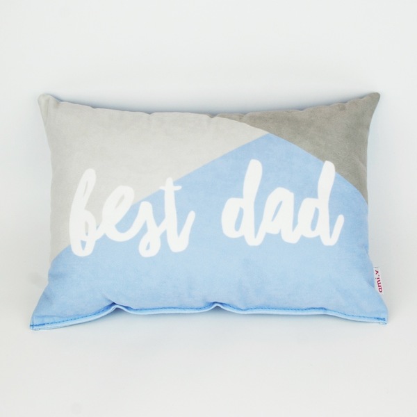 Μαξιλάρι - Best Dad - ύφασμα, διακοσμητικό, δώρο, χειροποίητα, δωμάτιο, μπαμπάς, είδη διακόσμησης, είδη δώρου, δώρα για τον μπαμπά, πρωτότυπα δώρα, μαξιλάρια