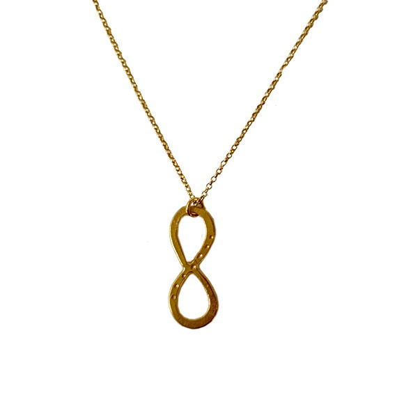 Επίχρυσο μενταγιόν άπειρο |Handmade gold plated infinity charm necklace - αλυσίδες, charms, επιχρυσωμένα, ασήμι 925, δώρο, άπειρο, δωράκι, έλληνες σχεδιαστές, χριστουγεννιάτικα δώρα - 3