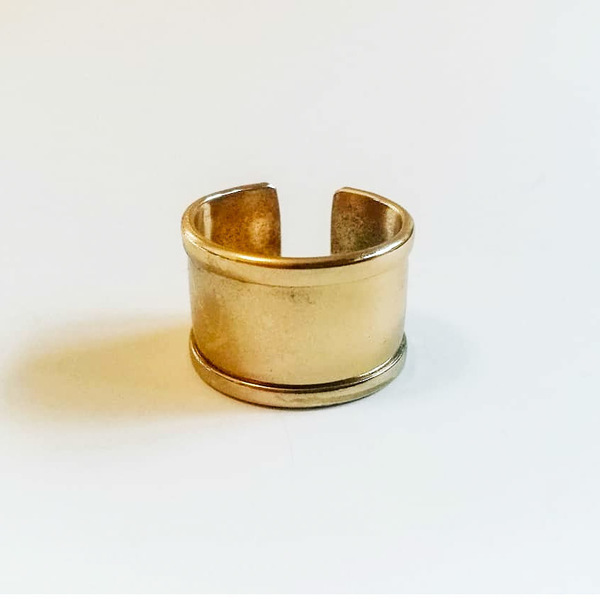 αυξομειούμενο χρυσό δαχτυλίδι - statement, επιχρυσωμένα, ορείχαλκος, μέταλλο, δαχτυλίδι, boho, αυξομειούμενα