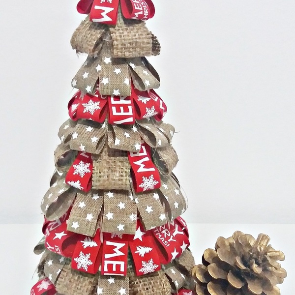 NEW!! Διακοσμήτικό δέντρο "Merry Christmas" - διακοσμητικό, ιδιαίτερο, δέντρα, χειροποίητα, δωράκι, ξεχωριστό, χριστουγεννιάτικο, unique, merry christmas, χριστουγεννιάτικα δώρα, δέντρο - 2