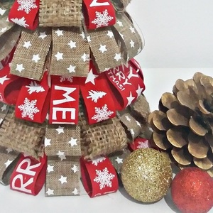 NEW!! Διακοσμήτικό δέντρο "Merry Christmas" - διακοσμητικό, ιδιαίτερο, χειροποίητα, δωράκι, ξεχωριστό, χριστουγεννιάτικο, unique, merry christmas, χριστουγεννιάτικα δώρα, δέντρο - 3
