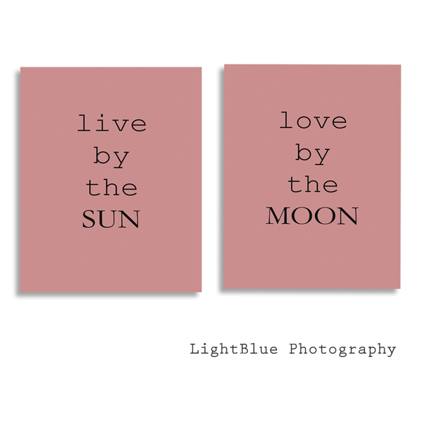 DUSTY PINK SET OF 2 PRINTS WITH QUOTES A4 / Διακοσμητικες Αφισες 20χ30εκ με quotes Σετ των 2 - αφίσες, είδη διακόσμησης