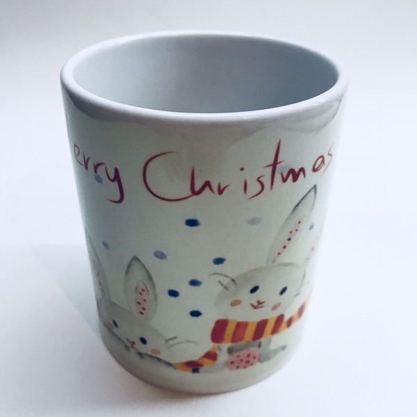 Χριστουγεννιάτικη κούπα κουνελάκι - δώρο, πορσελάνη, χριστουγεννιάτικα δώρα - 2