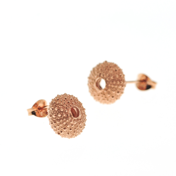 ECHINOS earrings - καλοκαίρι, επιχρυσωμένα, ασήμι 925, σκουλαρίκια, αχινός