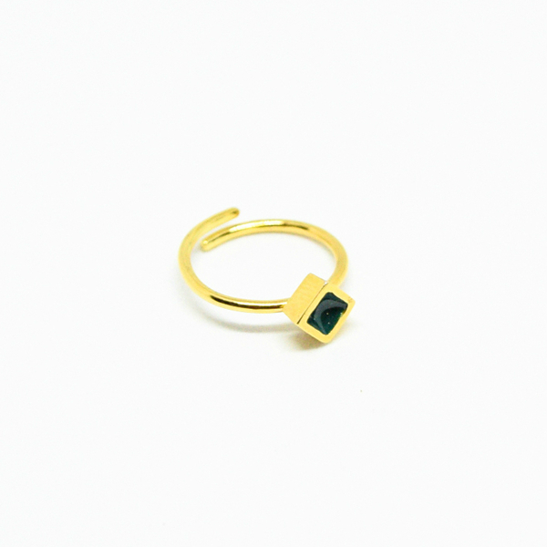 "Diamond" II ring - επιχρυσωμένα, ασήμι 925, γεωμετρικά σχέδια, minimal, βεράκια, αυξομειούμενα, φθηνά