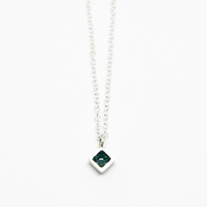 "Diamond" II necklace silver