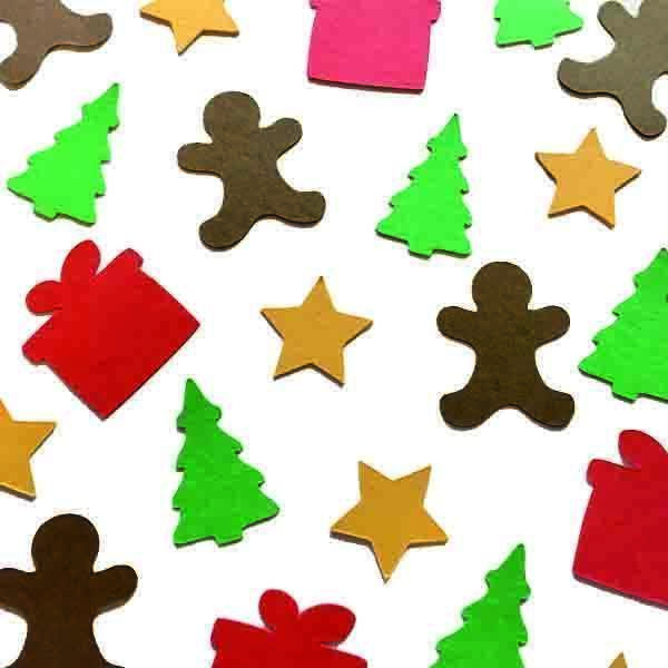Χριστουγεννιάτικα Confetti , Gingerbread - διακόσμηση, χριστουγεννιάτικο