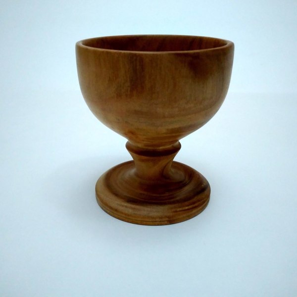ΔΙακοσμητικό ξύλινο ποτήρι ρωμαικού τύπου από ξύλο κερασιάς - διακοσμητικό, ξύλινο