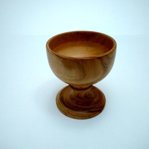 ΔΙακοσμητικό ξύλινο ποτήρι ρωμαικού τύπου από ξύλο κερασιάς - διακοσμητικό, ξύλινο - 2