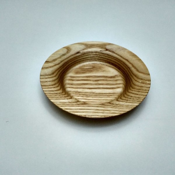 Ξύλινο πιάτο από δρυς - διακοσμητικό, ξύλινο - 2